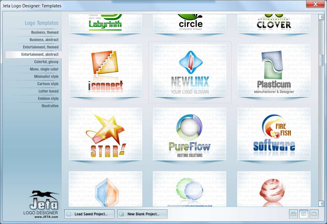 JetA Logo Creator - Free Logo Software