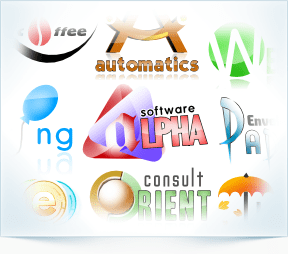 Letter based logo templates