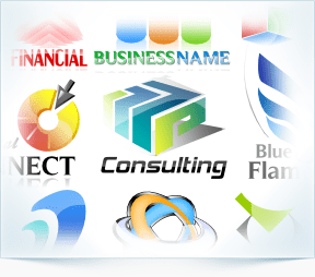 Business abstract logo templates