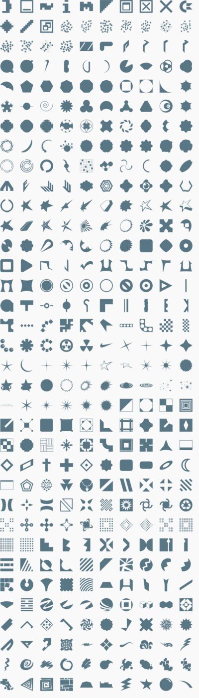 Vector logo shapes 2